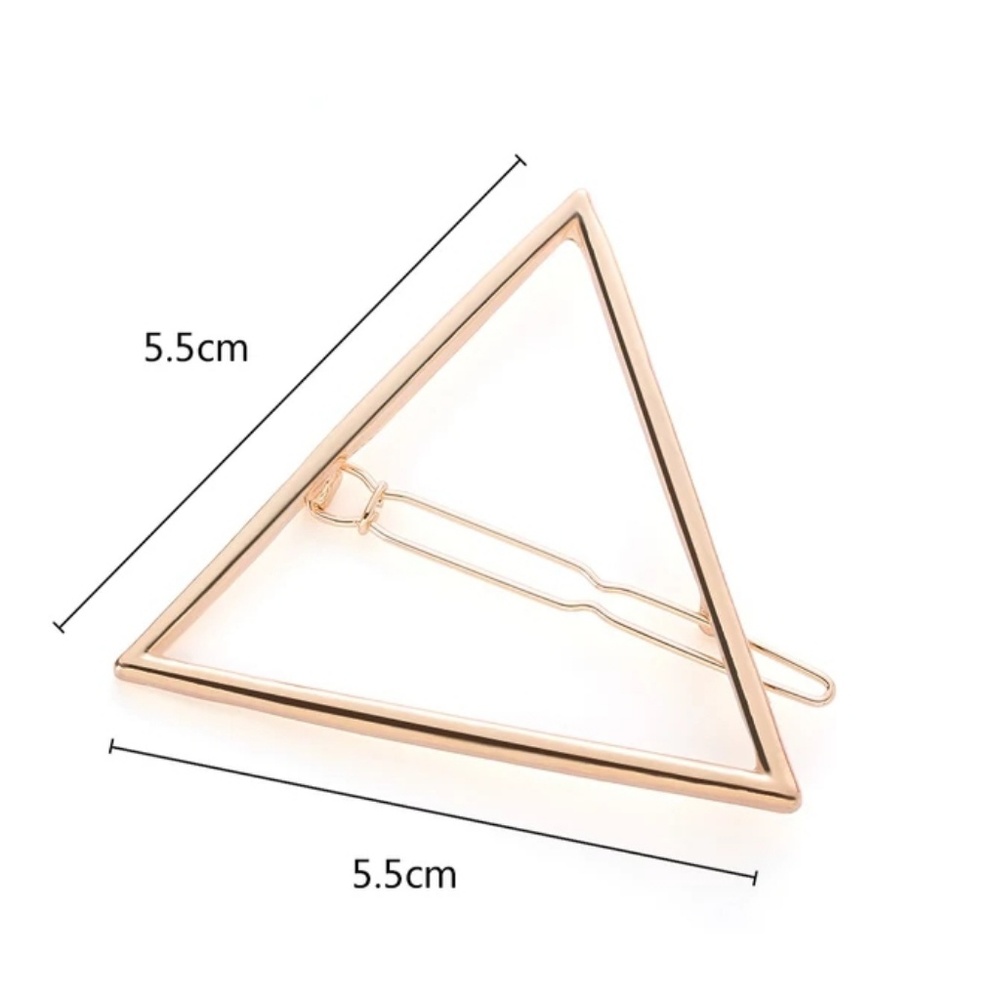Round OR Triangle Large Hair Clip pin - Picture 3 of 7